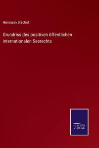 Grundriss des positiven öffentlichen internationalen Seerechts
