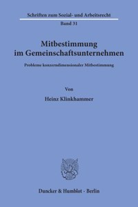 Mitbestimmung Im Gemeinschaftsunternehmen