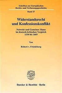 Widerstandsrecht Und Konfessionskonflikt