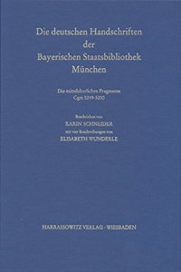 Catalogus Codicum Manu Scriptorum Bibliothecae Monacensis. (Handschriftenkatalog Der Bayerischen Staatsbibliothek Munchen) / Die Deutschen Pergament-Handschriften