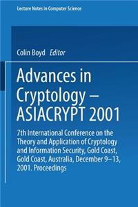 Advances in Cryptology -- Asiacrypt 2001