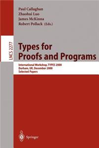 Types for Proofs and Programs