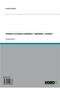 Helmuth Plessners Aussenwelt - Innenwelt - Mitwelt