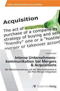 Interne Unternehmens-kommunikation bei Mergers & Acquisitions