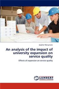 analysis of the impact of university expansion on service quality