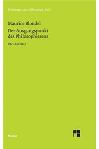 Der Ausgangspunkt des Philosophierens