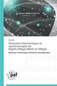 Structure Électronique Et Spectroscopie de Mgsh, Hmgs, Hbeo Et Hmgo