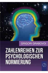 ZAHLENREIHEN ZUR PSYCHOLOGISCHEN NORMIERUNG (GERMAN Edition)