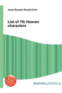 List of 7th Heaven Characters