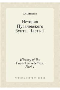 History of the Pugachev rebellion. Part 1