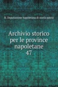 Archivio storico per le province napoletane