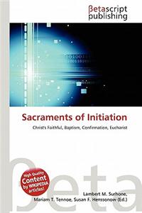 Sacraments of Initiation