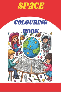 "Galactic Palette: A Space Coloring Adventure"