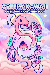 Creepy Kawaii Pastel Goth Coloring Book