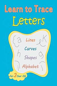 Learn To Trace Letters For 3 Year Old