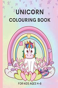 Unicorn Colouring Book For Kids Ages 4-8