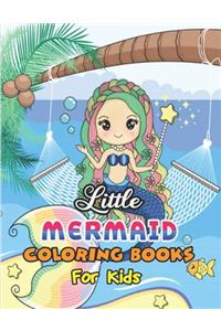 Little Mermaid Coloring Books For Kids.