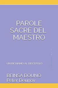 Parole Sacre del Maestro