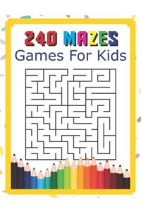 240 Mazes Games For Kids