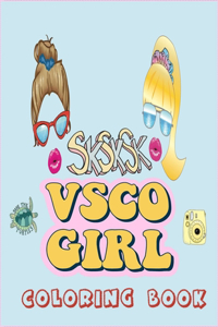 VSCO Girl Coloring Book