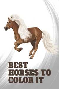 Best horses to color it