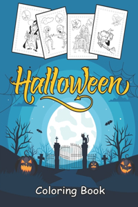 Halloween coloring Book
