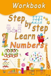 step by step learn numbers workbook