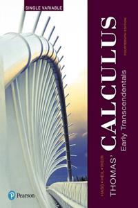 Thomas' Calculus: Early Transcendentals, Single Variable Plus Mymathlab with Pearson Etext -- Access Card Package