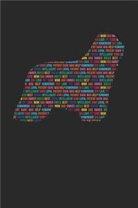 Komondor Notebook 'Word Cloud' - Gift for Komondor Lovers - Komondor Journal