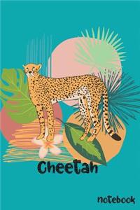 Blue Cheetah Notebook