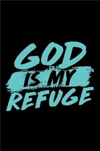 God is My Refuge: Custom Designed Interior - Guided Prayer Journal / Notebook