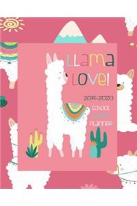 Llama Love! 2019- 2020 School Lesson Planner