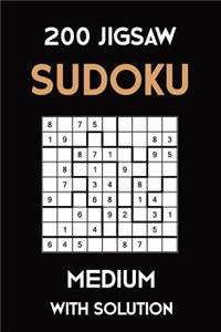 200 Jigsaw Sudoku Medium With Solution