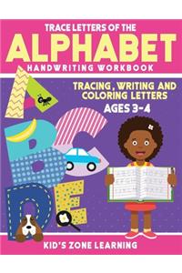 Trace Letters Of The Alphabet Handwriting Workbook