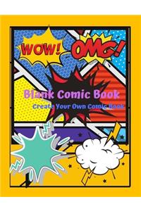 Blank Comic Book Create Your Own Comic Book