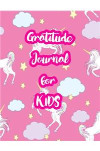 Gratitude Journal for Kids: 5-Minute Daily Diary of Positivity with Cute Unicorn Matte Cover Design Notebook Prompts to Write In Per Day - Perfect Gift for Girls, Boys, Teens, 