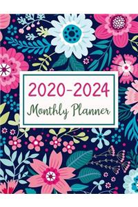 2020-2024 Monthly Planner
