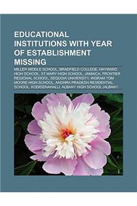 Educational Institutions with Year of Establishment Missing