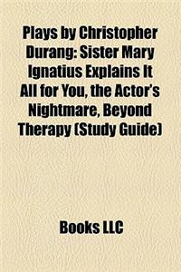 Plays by Christopher Durang (Study Guide)