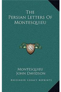 Persian Letters Of Montesquieu