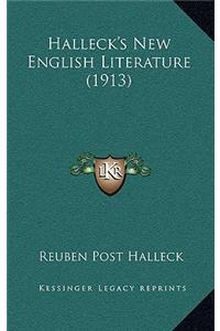 Halleck's New English Literature (1913)