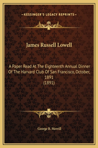 James Russell Lowell