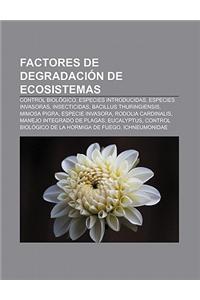 Factores de Degradacion de Ecosistemas: Control Biologico, Especies Introducidas, Especies Invasoras, Insecticidas, Bacillus Thuringiensis