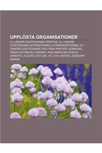 Upplosta Organisationer