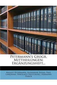 Petermann's Geogr. Mittheilungen
