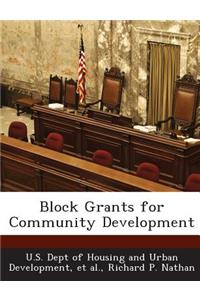 Block Grants for Community Development