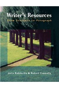 Writer's Resource: From Sentence to Paragraph