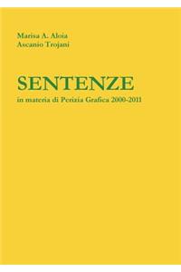 Sentenze in Materia di Perizia Grafica