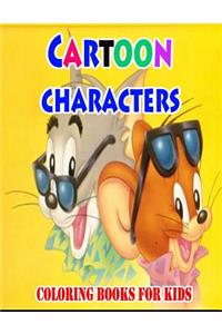 Cartoon Characters Coloring Books For Kids