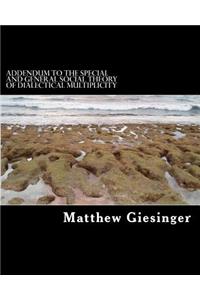 Addendum to the Special and General Social Theory of Dialectical Multiplicity